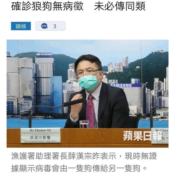 第二例“阳性狗”，跨越种族的抗疫统一战线！