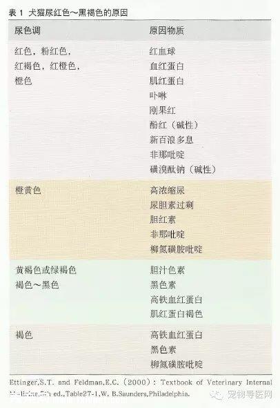 临床犬猫血红尿的鉴别诊断【图解】